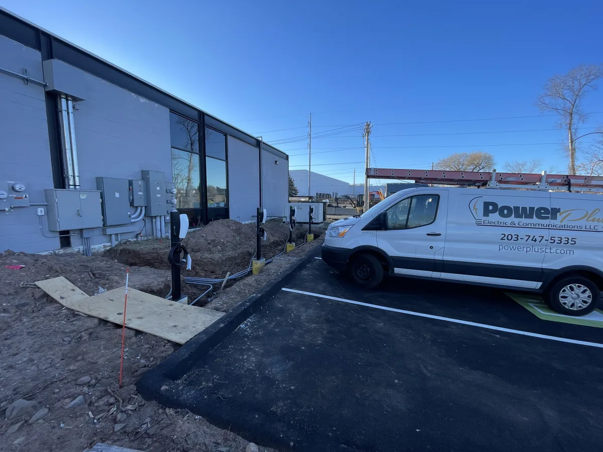 EV Chargers completed by PowerPlus Electric, Connecticut