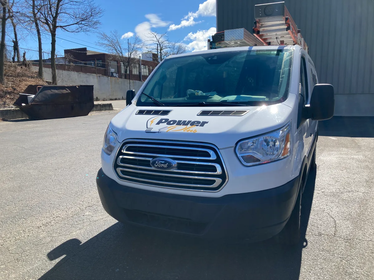 Work Van completed by PowerPlus Electric, Connecticut